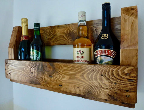 Handmade Upcycled Rustic Wine Rack – New Chapter Wood